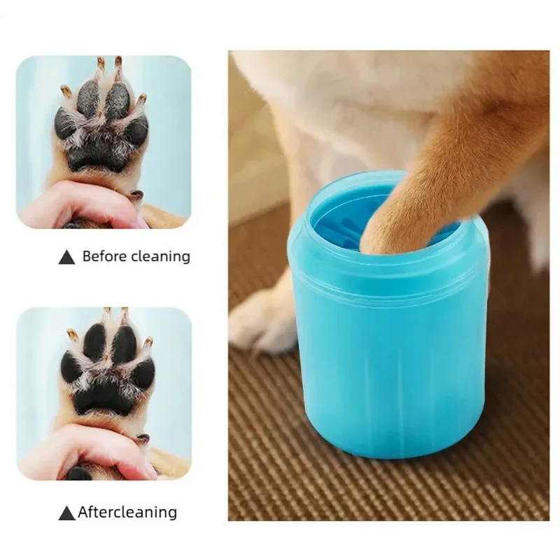 Portable Dog Paw Cleaner – Silicone Muddy Paw Washer Cup