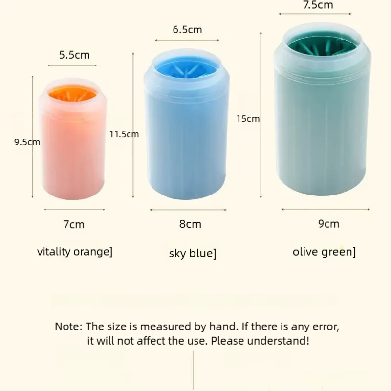 Portable Dog Paw Cleaner – Silicone Muddy Paw Washer Cup